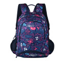 Full color printing women backpack USB port laptop backpack